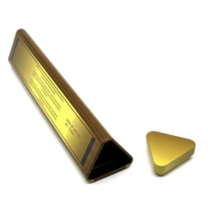 Triangular Metal Gift Tin
