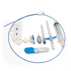 Kit de catéter central periférico desechable de PU