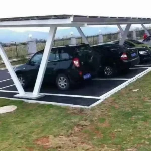 New Design Solar Roof Carport Support Custom Colour PV Parking Structure Solar for Home