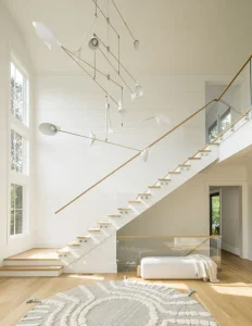 Functional Beauty Seen in Perfect Quality Modern Design Custom Made Hot Selling Straight Stair