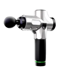 2021 Venta Caliente con 4 Cabezas Profesional Potente Pistola Masajeador Calor Cuerpo Tejido Profundo Portátil Mini Pistola de Masaje