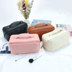 Luxury Travel Women's Cosmetic Makeup Bag Large Vanity Toiletry Bag for Ladies Accessories for Women