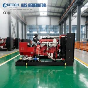 Ritech 20kw 30kw 40kw 60kw 50kw 75kw Silent Soundproof Natural Gas Generators Set For Home Three Phase Electric Power Generator