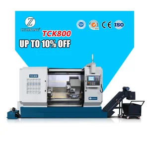 High Quality Cnc Lathe Stainless Machine TCK500 TCK630 TCK800 Machine Lathe Cnc Slant Bed With Caxis Live Milling