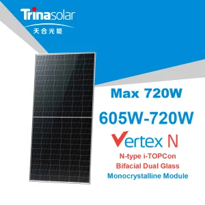 Industrial Trina 700w 710w 720w N-Type Solar Panels