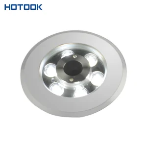 Stainless Steel Round Ring Rountain LED Light 6W Underwater LED Fountain Light