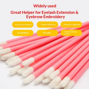 Wholesale Plastic Lip Gloss Brush Disposable Brush Makeup Applicator Brush Disposable For Lip Gloss