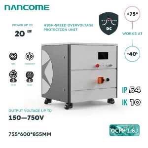 High-Speed Nancome Ocpp 20kw Electric Vehicle Fast Charger