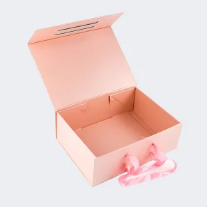 Caja rígida rosa