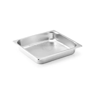 Factory Direct Multi Sizes Stainless Steel Food Gastronorm Container Food Warmer Gn Pan with Lid