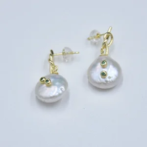 Fashion Jewelry Freshwater Pearl Baroque Silver