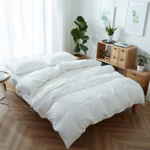 Ropa de cama de lujo de hotel cinco estrellas OEM al por mayor, fundas de edredón suaves y blancas de lujo 100% juego de sábanas de algodón impresas, juego de edredón para el hogar, dormitorio, ropa de cama de hotel
