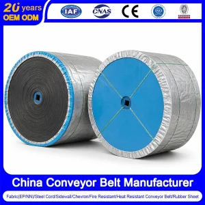 Fabric/Steel Cord/Chevron/Corrugated Sidewall/Rubber/Pipe/Bucket/Oil Resistant Flame Retardant Conveyor Belt Leading Manufacturer From China