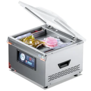 DZ300TD Electric Desktop Vacuum Sealing Machine for Household and Commercial Use Seafood and Cooked Food Packaging