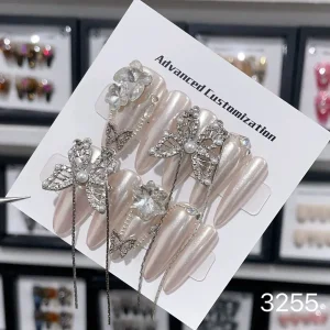 Hot Sale Luxury Private Brand French Style Press on Nail
