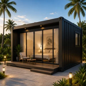 Double Storey Flat Pack Modular Container House for Spain