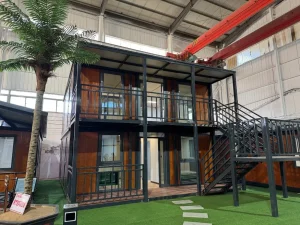 40FT Casa Contenedor Expandible Listo 40FT 20FT Dormitorio de Lujo Prefabricado Casa Portátil Prefabricada 2 Piso
