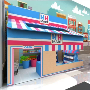 Mini Kitchen Indoor Playground Equipment for Kids Role Play and Engaging Playhouse Activities