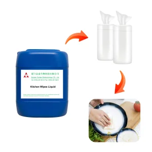 Kitchen Wet Wipes Solution Oil Removal Active Surfactants Cosmetic Grade Fragrance Option J-kan Brand 20%-40% Active Ingredients