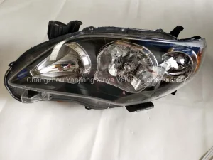 Fábrica Tyj Atacado Peças de Reposição Auto Faróis Dianteiros Faróis Xenon Bi Iluminação para Corolla 2010 2011 2012 EUA com Pintura Preto Cromado