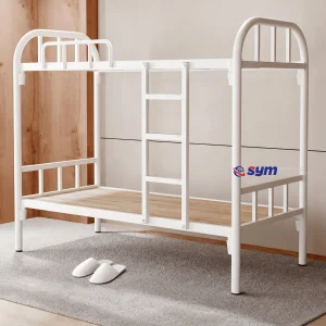 Tall Profile Metal Bed Frame with Headboard