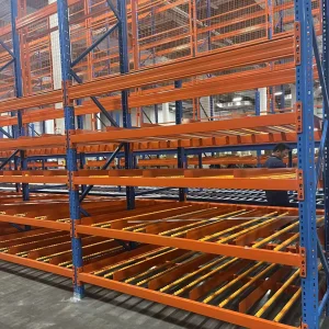 Fangding 5 Layer Durable Multi Layer Roller Rack System Warehouse Storage Carton Flow Racking Carton Storage Shelves