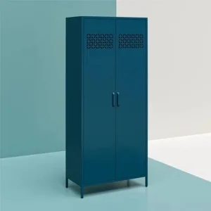 Powder coated metal almirah with modern style perfect storage options and premium construction for daily needs
