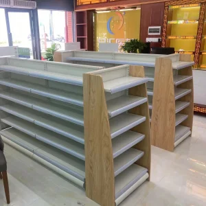 Drug Prescription Cabinet Display Rack, Single-sided and Double-sided Combination Pharmacy Shelf