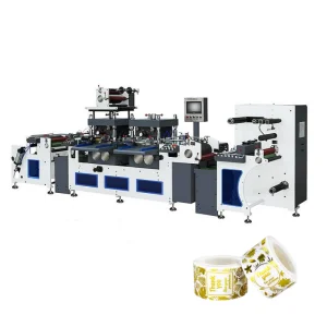 Hot Stamping Foil Printing Machine Rotary Die Cutter Cutting Machine Roll to Roll Aluminium Foil Printer Machine
