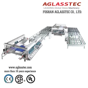 Hot Selling 20 Spindles U Type Straight Line Glass Double Edger Processing Line Machinery Manufacturer