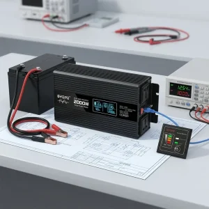 سعر المصنع 12V/24V/48V محولات تيار مستمر إلى تيار متردد 110V/120V/220V/230V/240V محولات السيارات 1000W/1500W/2000W/3000W/4000W/5000W عاكس الطاقة الشمسية ذو الموجة الجيبية النقية