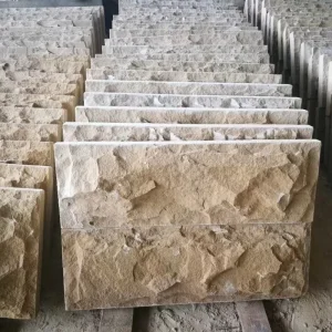 Natural Sandstone Slabs Paving Stone Yellow Sandstone for Villa Wall