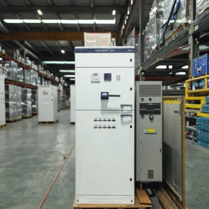 Capacitor cabinet with power factor correction