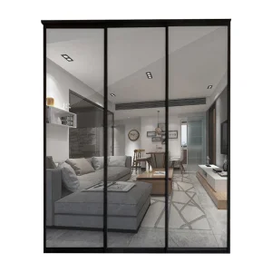 Modern Residential Patio Door Thermal Break Aluminum Double/Triple Tempered Glass Sliding Door