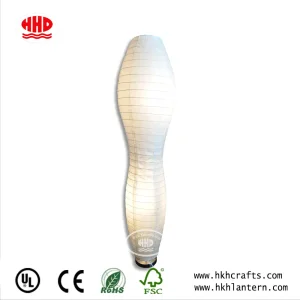 Eco-Conscious Energy-Saving Bedroom Decorative White Paper Standing Lamp