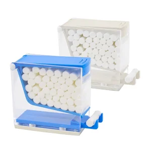 Dental Cotton Roll Dispenser/Cotton Roll Container Press Type (YQD9-3)
