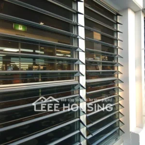 China Factory Supply Security Tinted Jalousie Window with Hurricane-Proof Louvre Shutter