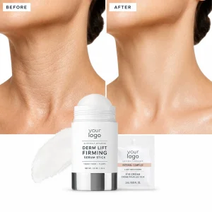 Cuidado Firmador Botânico Natural ODM Textura Leve Suavização da Pele Pele Madura Rápida Absorção Sérum em Bastão com Retinol Exossomos