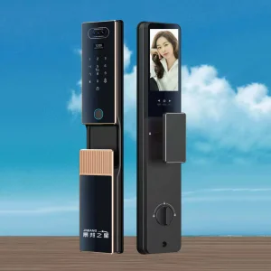 China Factory Smart Door Lock Fingerprint Electric Handle Lock for Home Office Biometric Fingerprint Lock