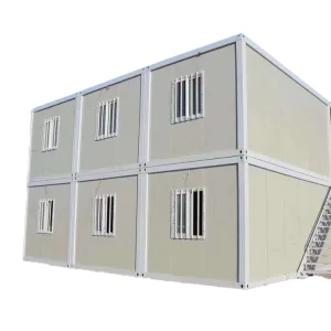 Low Cost Double Story Flat Pack House Employee Dormitories Flat Pack Container House Luxury Container Home