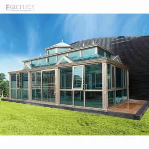 Fuson Hot Sales Modular Prefab Four Season Solarium