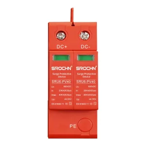 China 2P 800VDC T2 40kA Surge Protective Device for Lightning and Electronic Equipment Protection Manufacturers, Factories