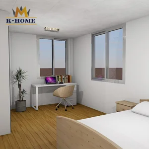 Hogar modular de contenedor, alojamiento móvil, campamentos, China