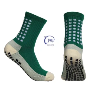 Factory Supply Fashion Performance Sports Anti Slip Men's Custom Logo Soccer Breathable Solid Football Socks