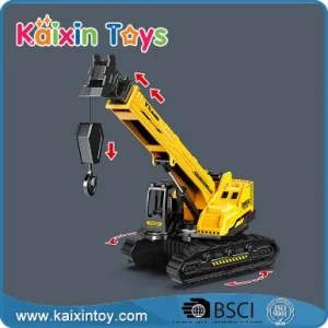 Friction Truck Metal Construction Vehicles Crane Car Kid′ S Toys