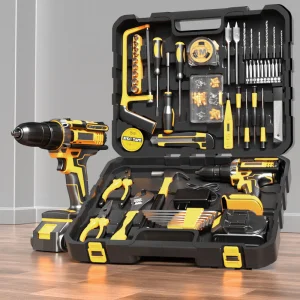 YaJin Home DIY Renovation Multi-Tool Set Compatible with Makita Battery Cordless Lithium-Ion Rechargeable Drill Tool Kit