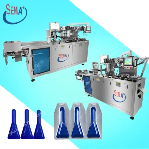 Pet Products Medicine Medical Pet Drops Internal and External Combination Blister Packaging Machine Pet Medical Shampoo Shower Gel Bister Packaging Machine