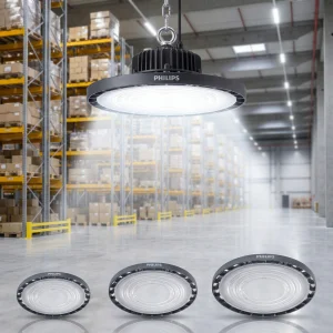 China Wholesale 120w 180w 200w 240w Die-Cast Aluminum Warehouse Factory Building Venue High Bay Light Philips LED Canopy Light