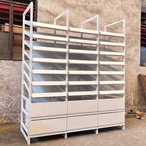 Rustic Design Pharmacy Shelves Supermarket Rack