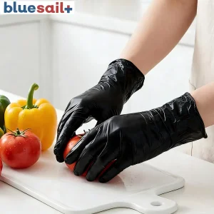 Lightweight and Durable Disposable PVC Gloves for Food Handling, Household, Beauty Salon, Hair Dye
